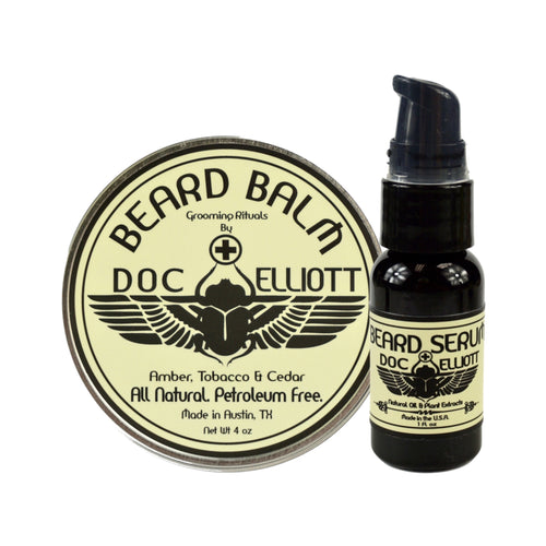 Beard Care Combo White Label: Classic Beard Balm and Classic Beard Oil, White Label