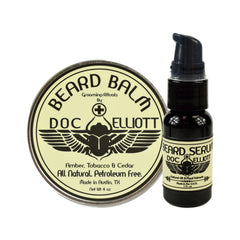 Beard Care Combo White Label: Classic Beard Balm and Classic Beard Oil, White Label