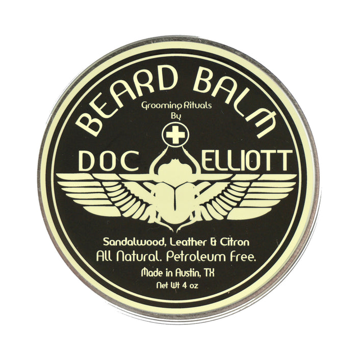 Doc Elliott Black Label Classic Beard Balm, 4 oz