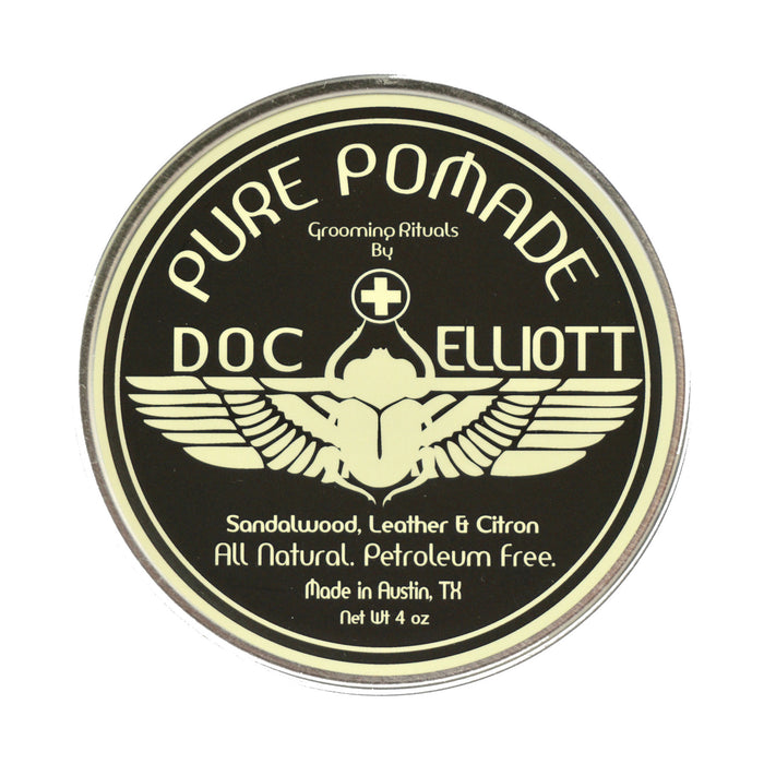 Doc Elliott Black Label Classic Pomade, 4 oz